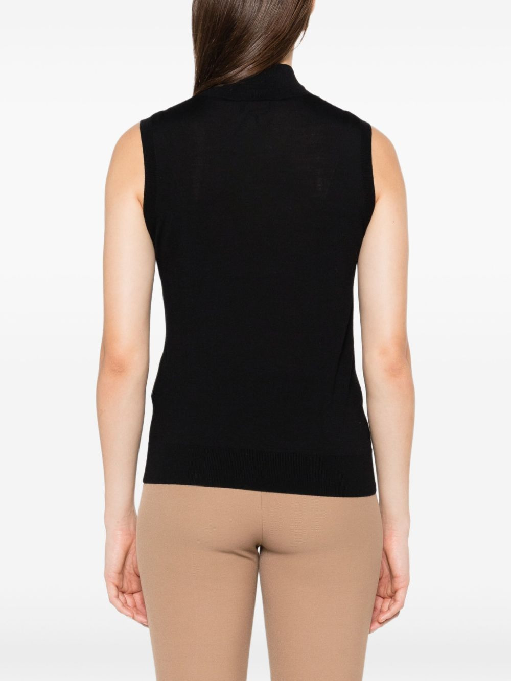 high-neck sleeveless top - 4