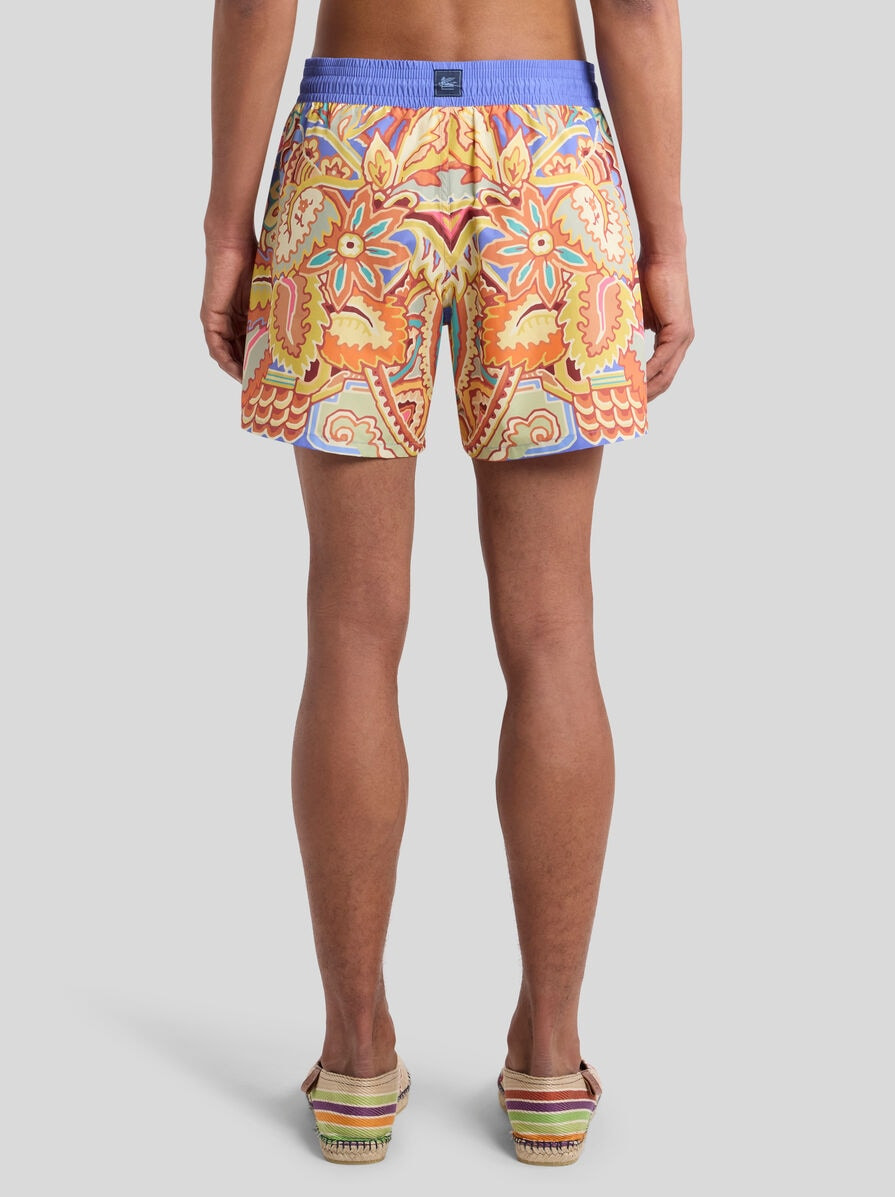 SWIMSUIT WITH PLACED FLORAL PRINT - 4