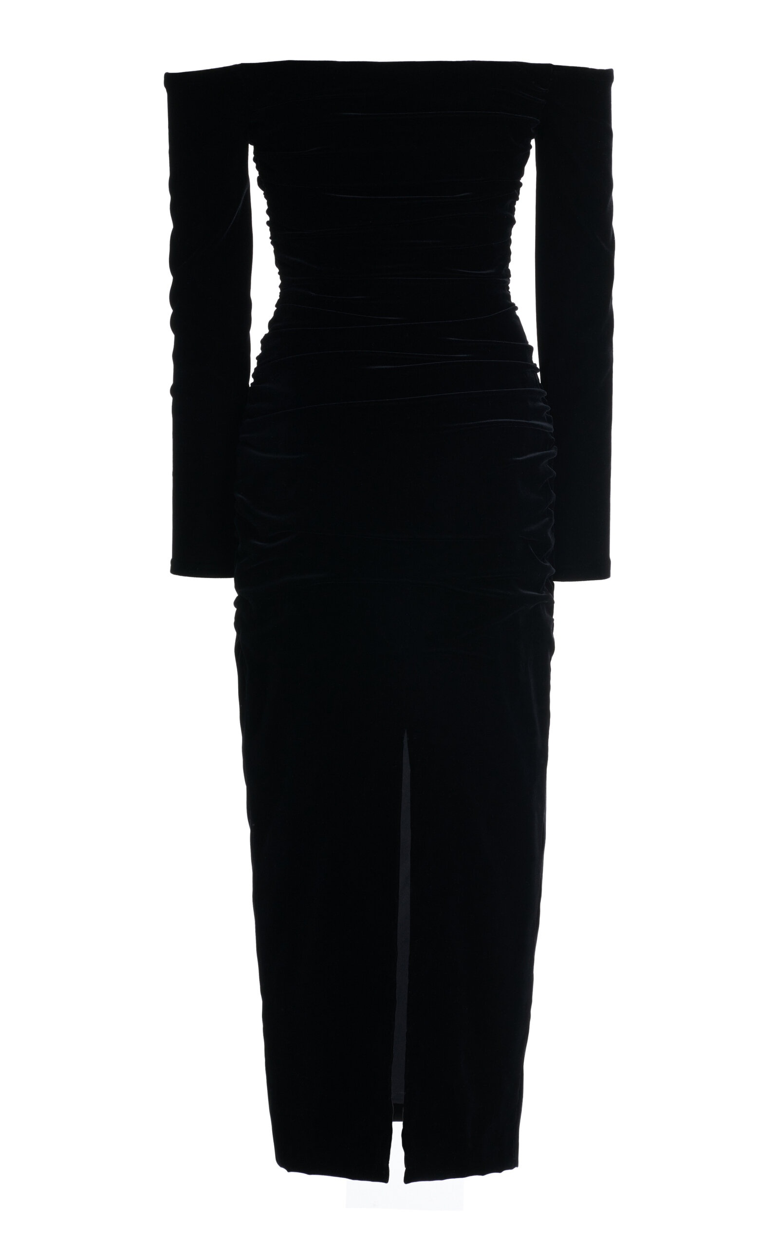 Off-The-Shoulder Midi Dress black - 7