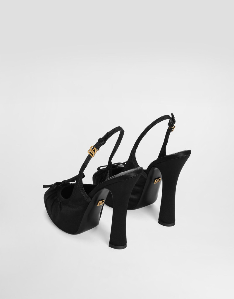 Dolce & Gabbana Satin slingbacks outlook