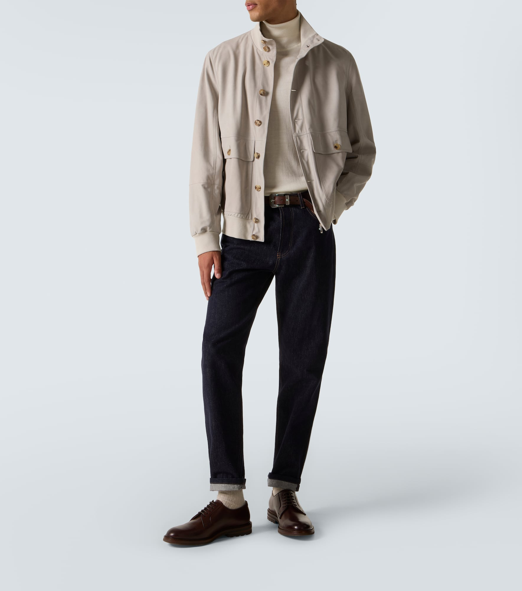 Leather derby shoes - 2