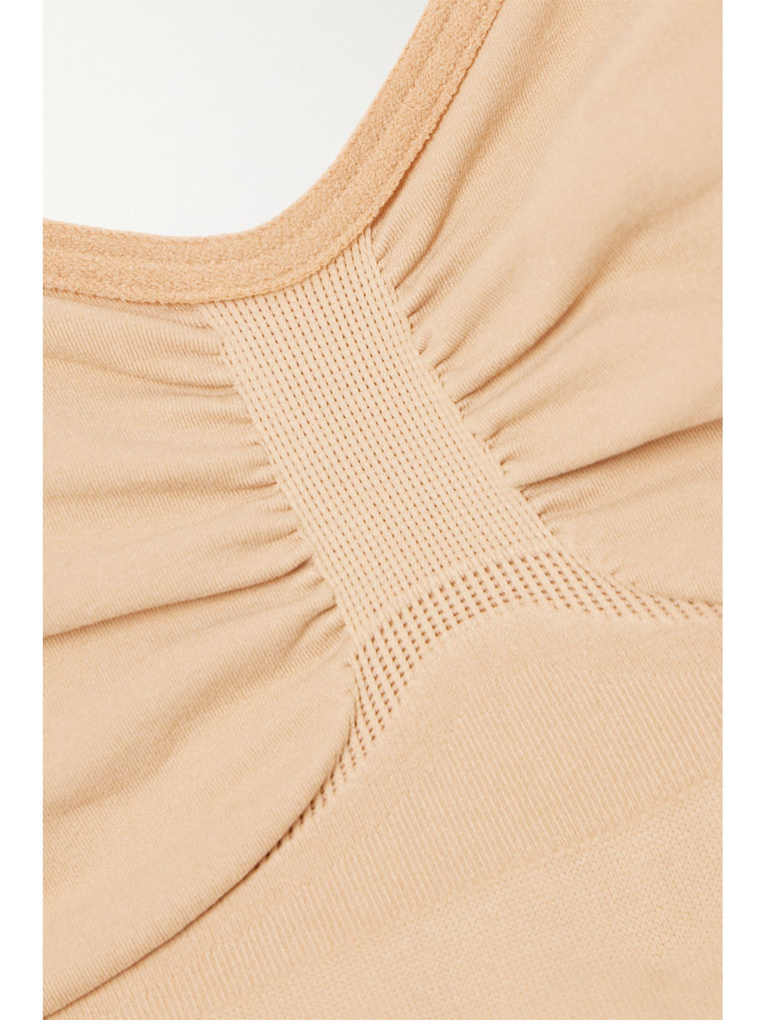 Seamless Sculpt Bralette - Ochre Beige - 4