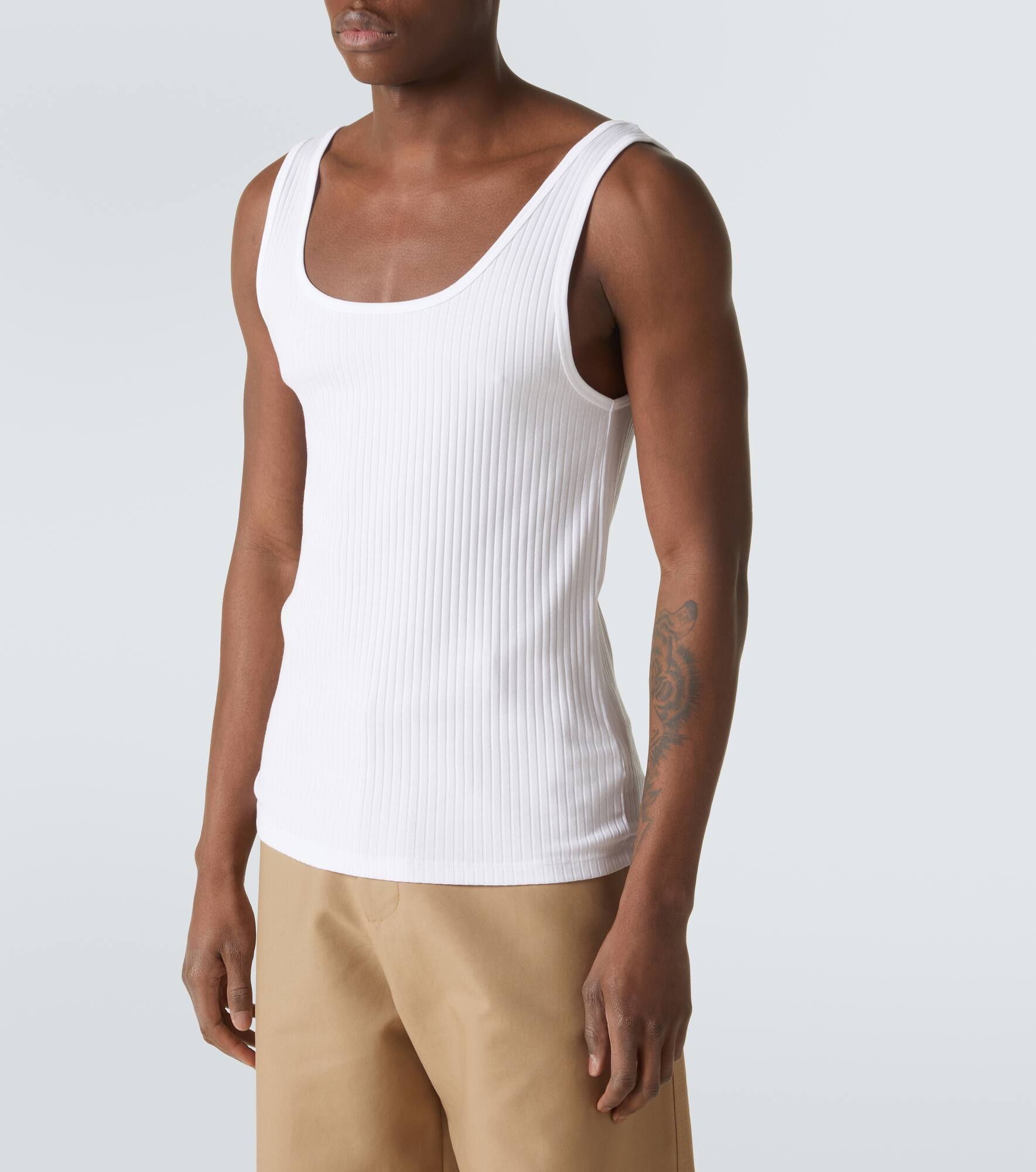 Ribbed-knit tank top - 3