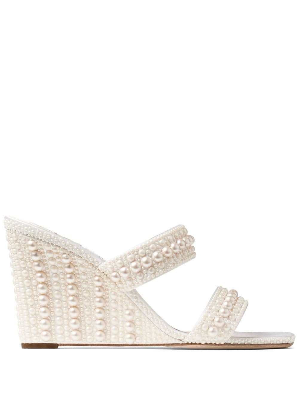 Sacoria 85mm pearl-embellished mules - 1