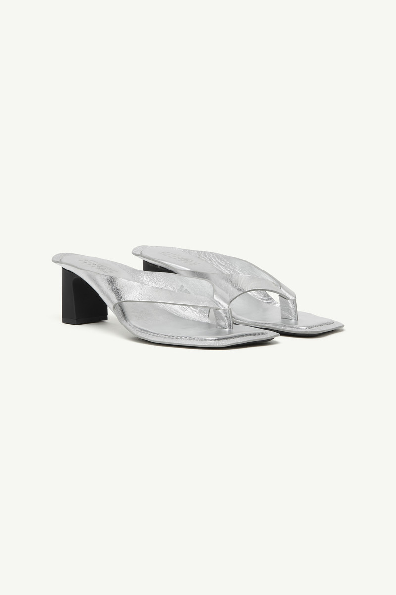 MM6 Maison Margiela Anatomic leather flip flop mules outlook