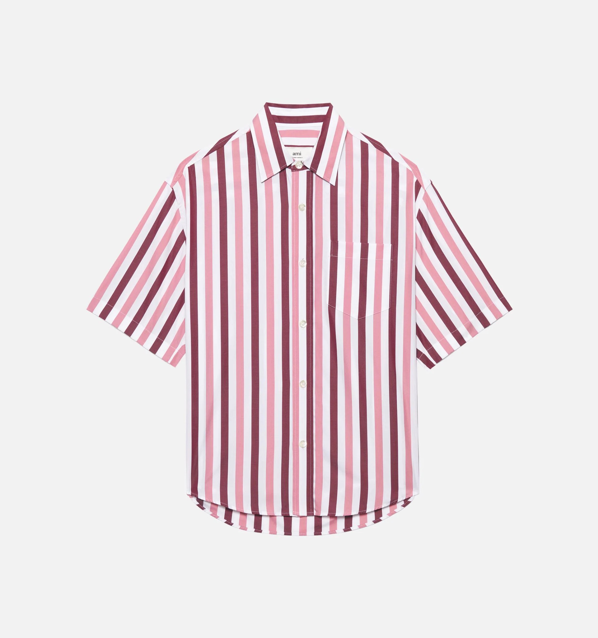 Striped Short-Sleeved Shirt - 5