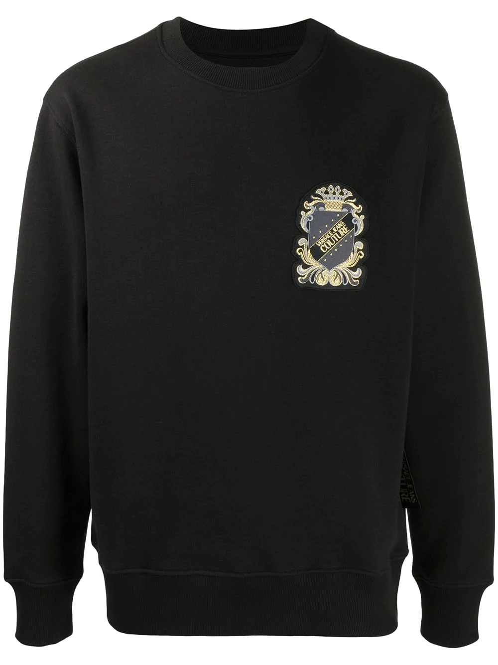 logo-patch sweatshirt - 1