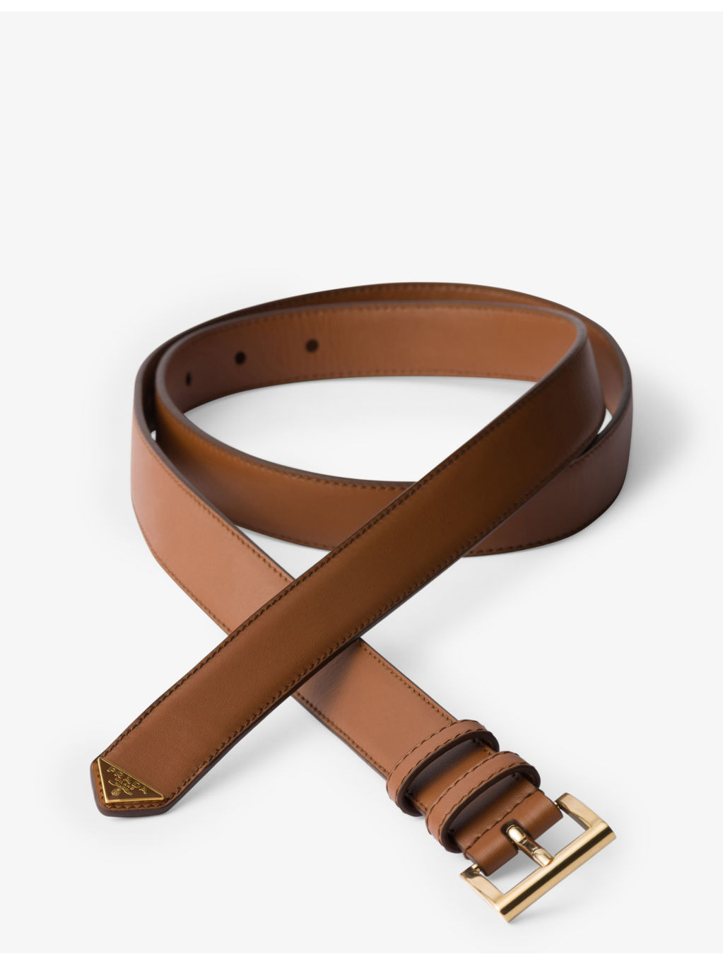 Logo-embellished leather belt - 3