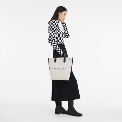 Longchamp Essential M Tote bag Ecru - Canvas outlook