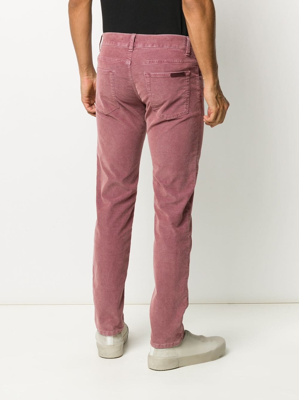 slim fit corduroy trousers - 4