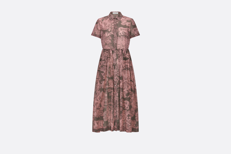 Dior Dioriviera Mid-Length Shirt Dress - 341R81A3877_X8839 | REVERSIBLE