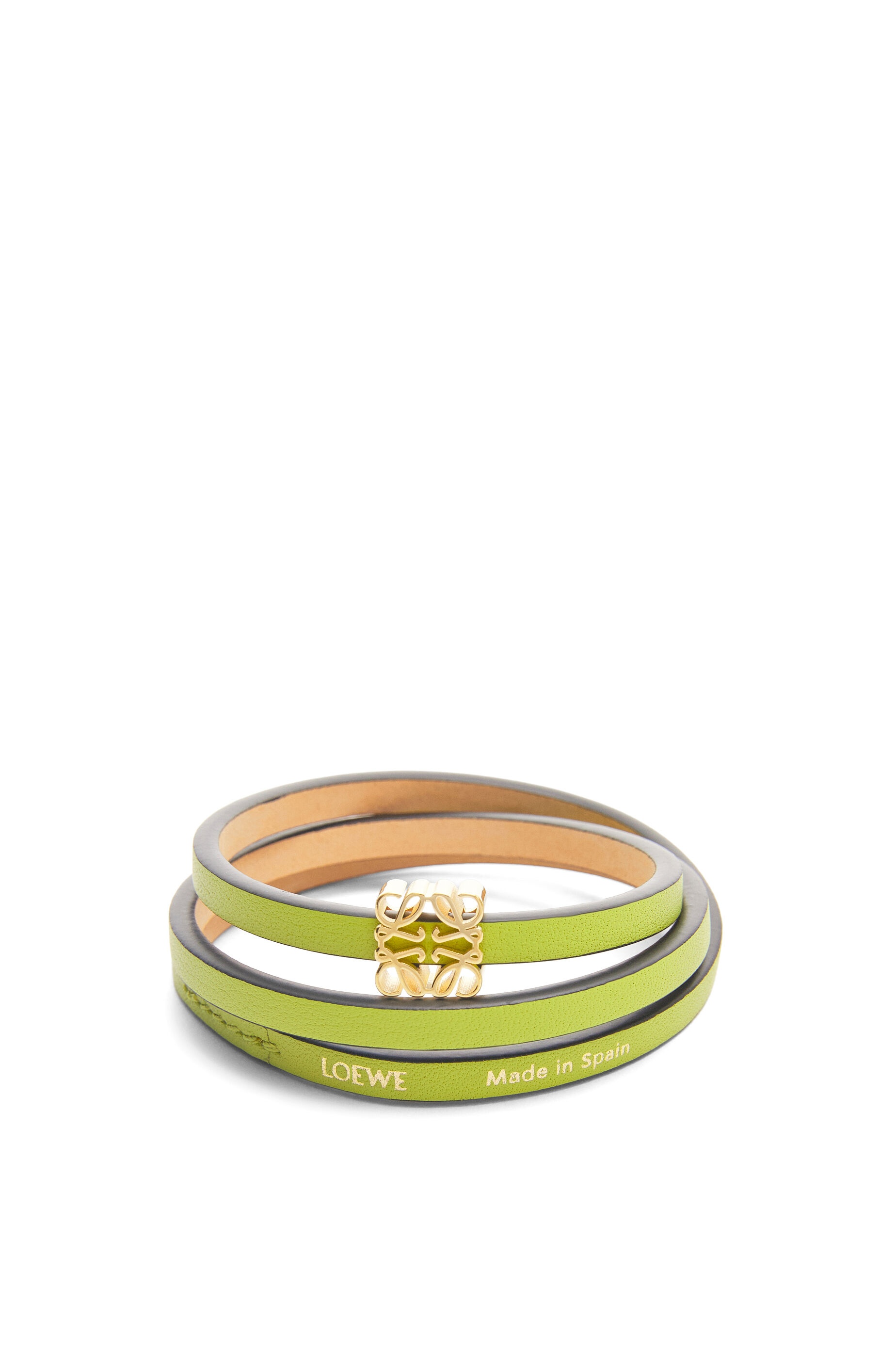 Twist bangle in calfskin - 1