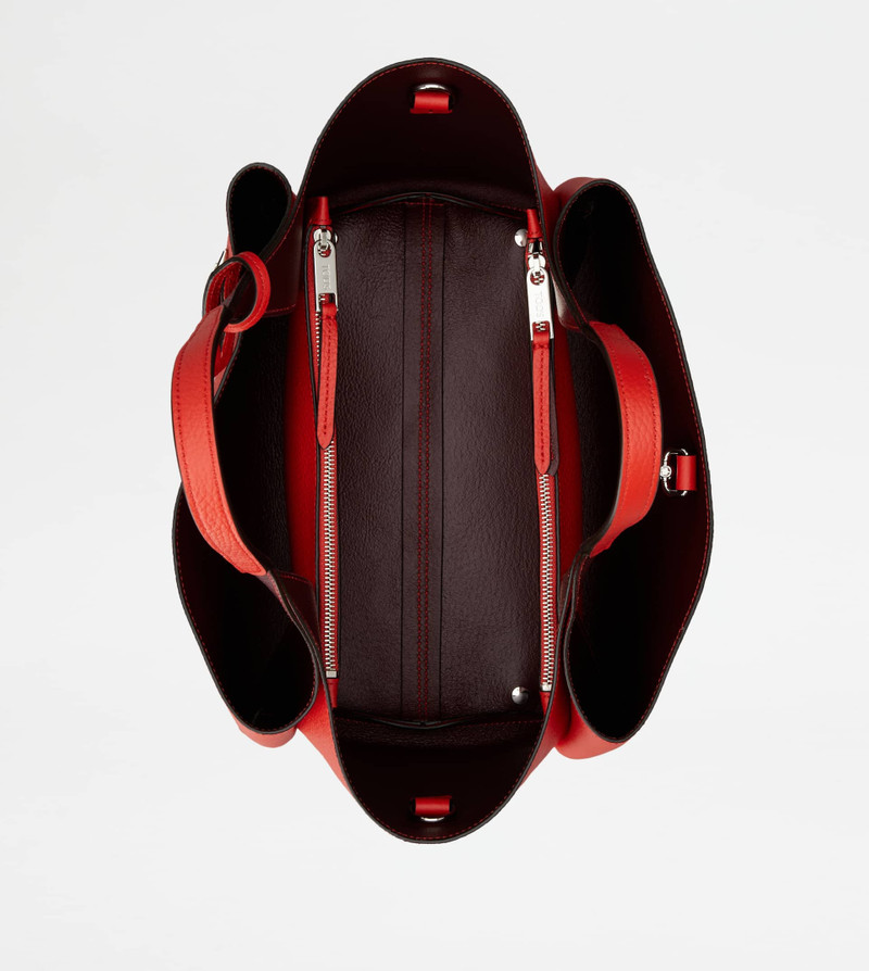 BAG IN LEATHER MINI - RED 4