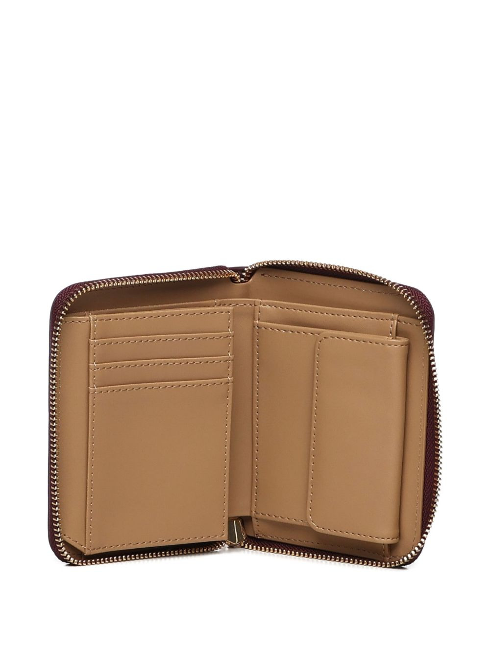 logo-plaque zip-around wallet - 3