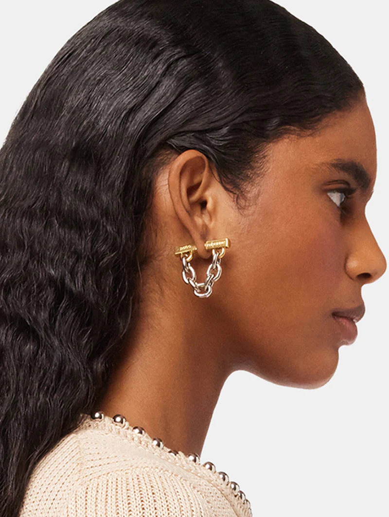 CHAIN-LINK EARRINGS - 3
