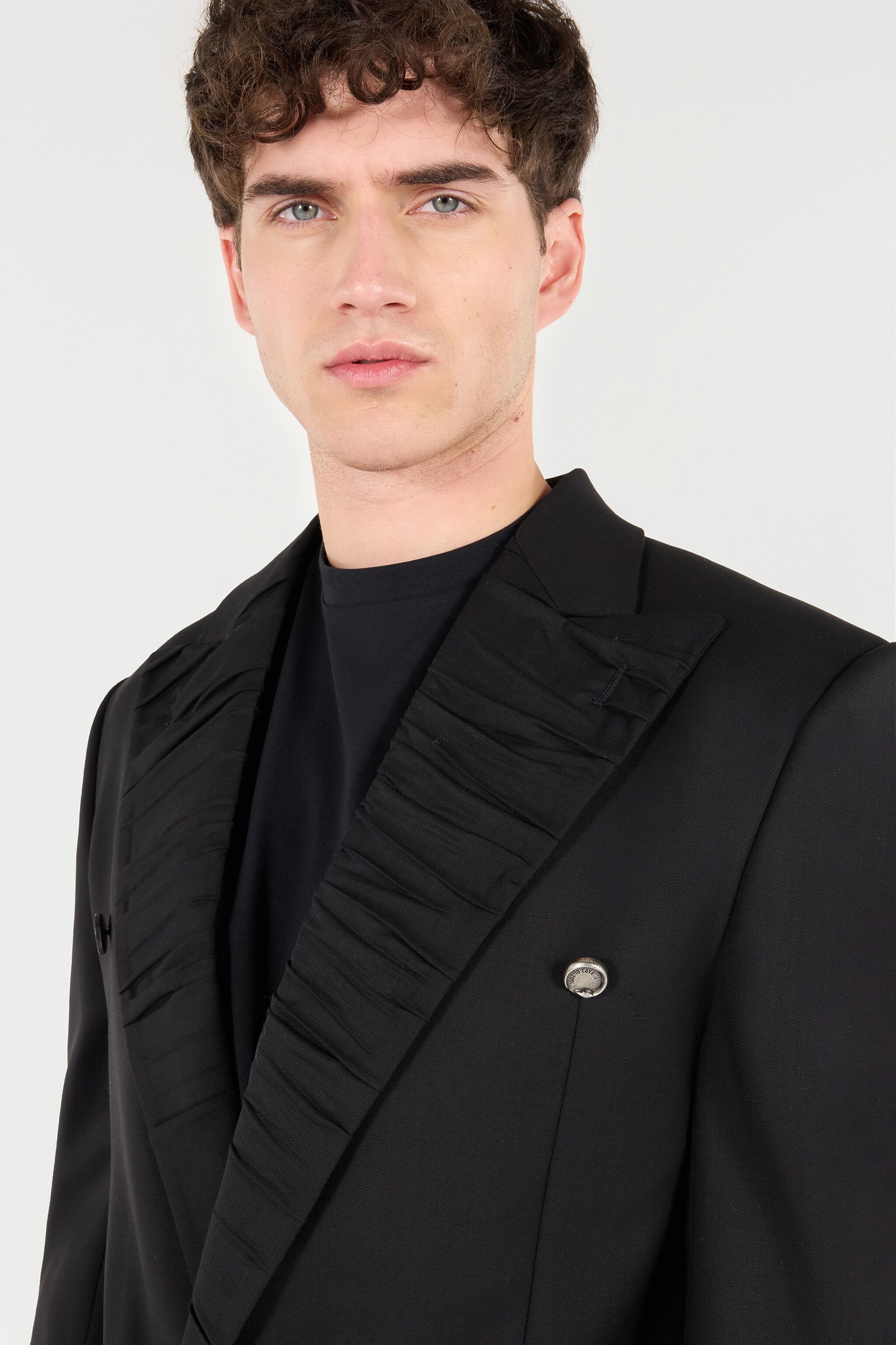 Double-Breasted Wool-Blend Blazer - 6