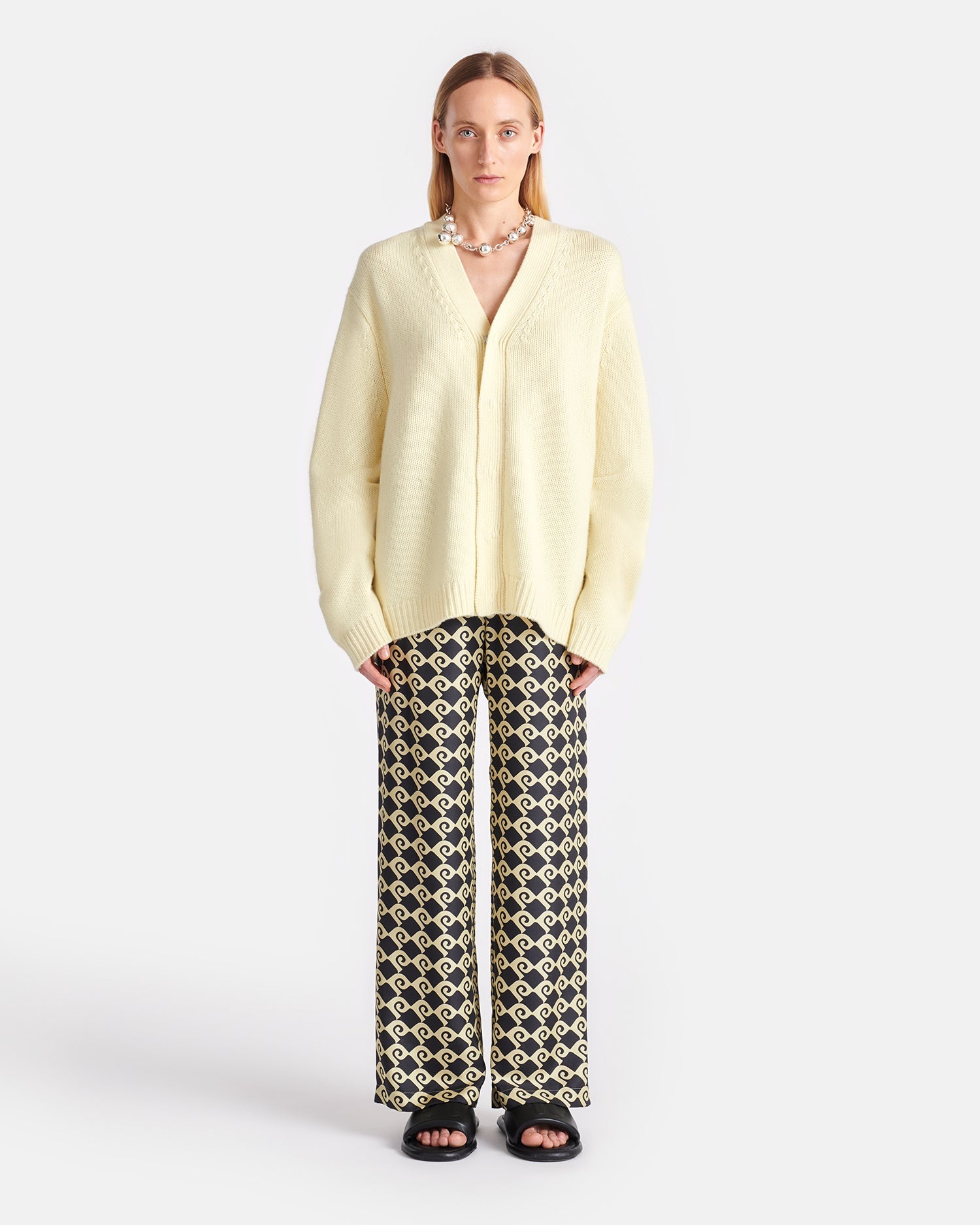 Cashmere-Blend Cardigan - 6