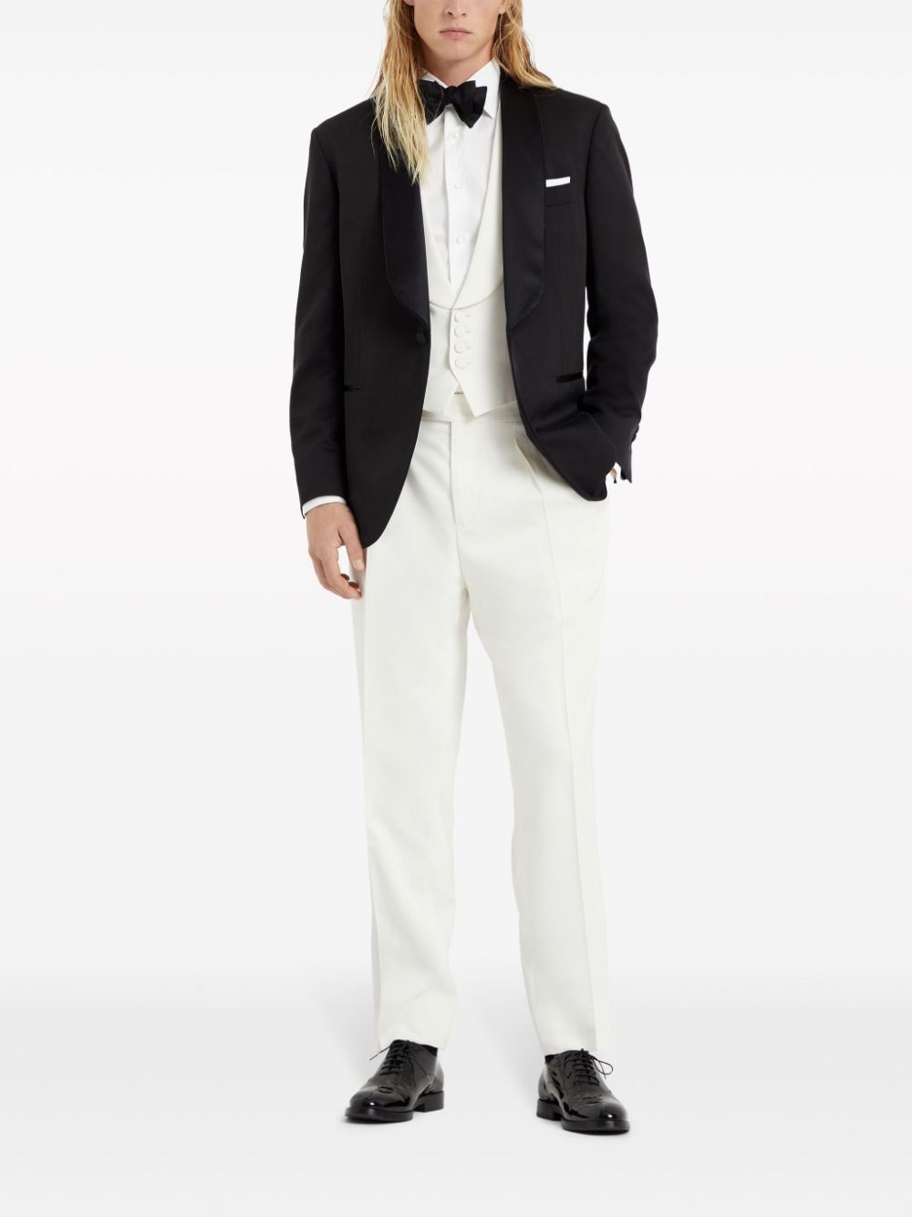 shawl-lapels dinner blazer - 2