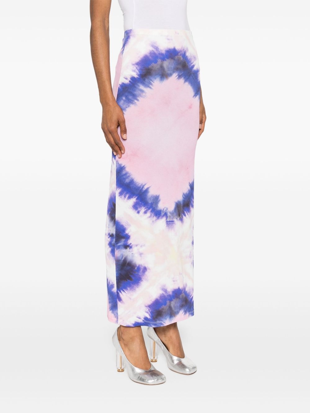 tie-dye maxi skirt - 3