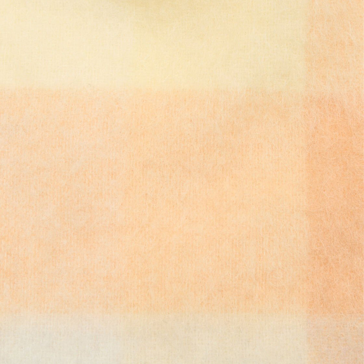 MOHAIR CHECKED SCARF (PEACH/WHITE/BEIGE) - 2
