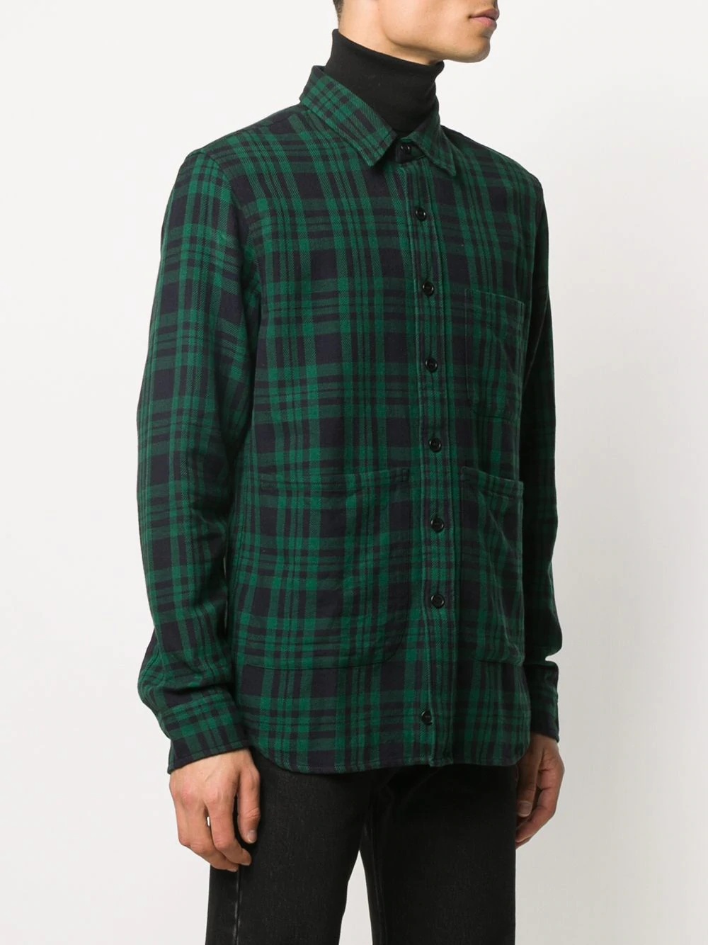 long-sleeve check shirt - 3