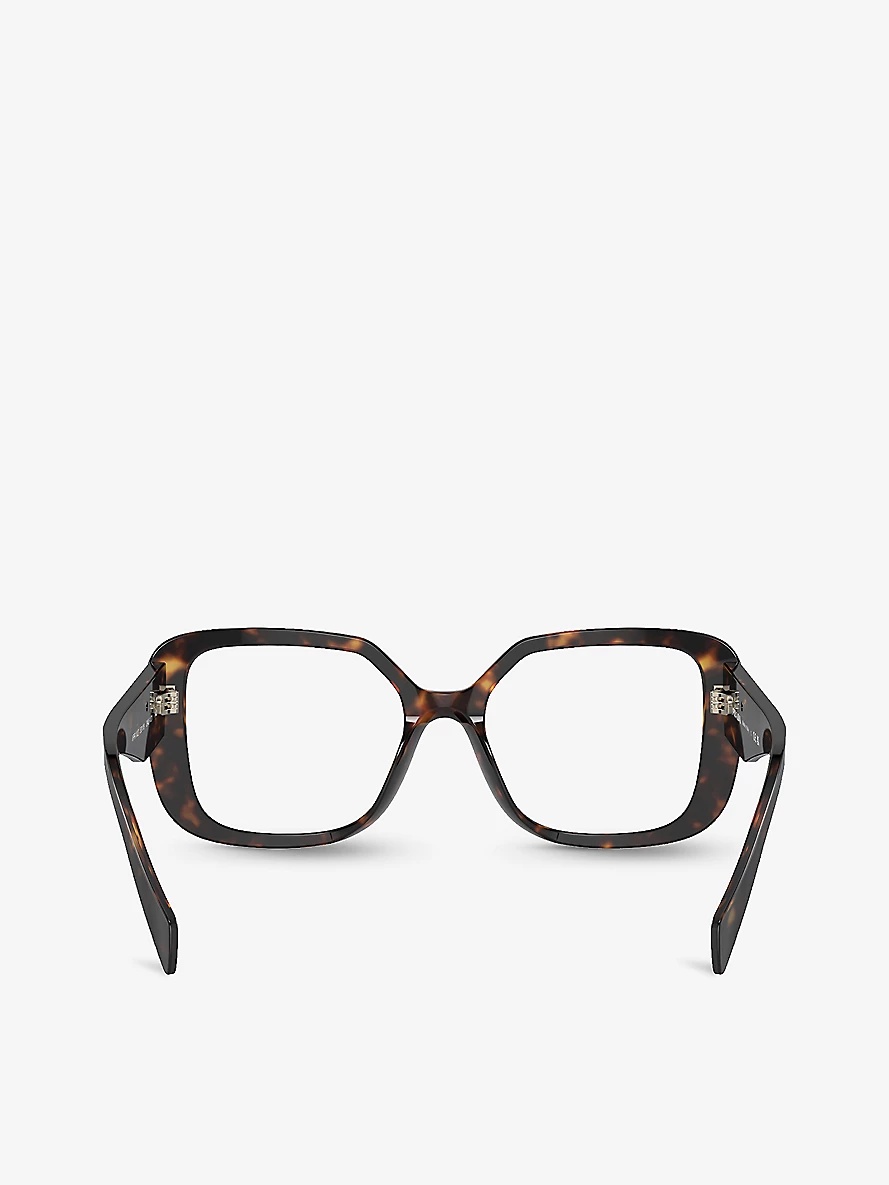 PR 10ZV square-frame tortoiseshell acetate optical glasses - 4