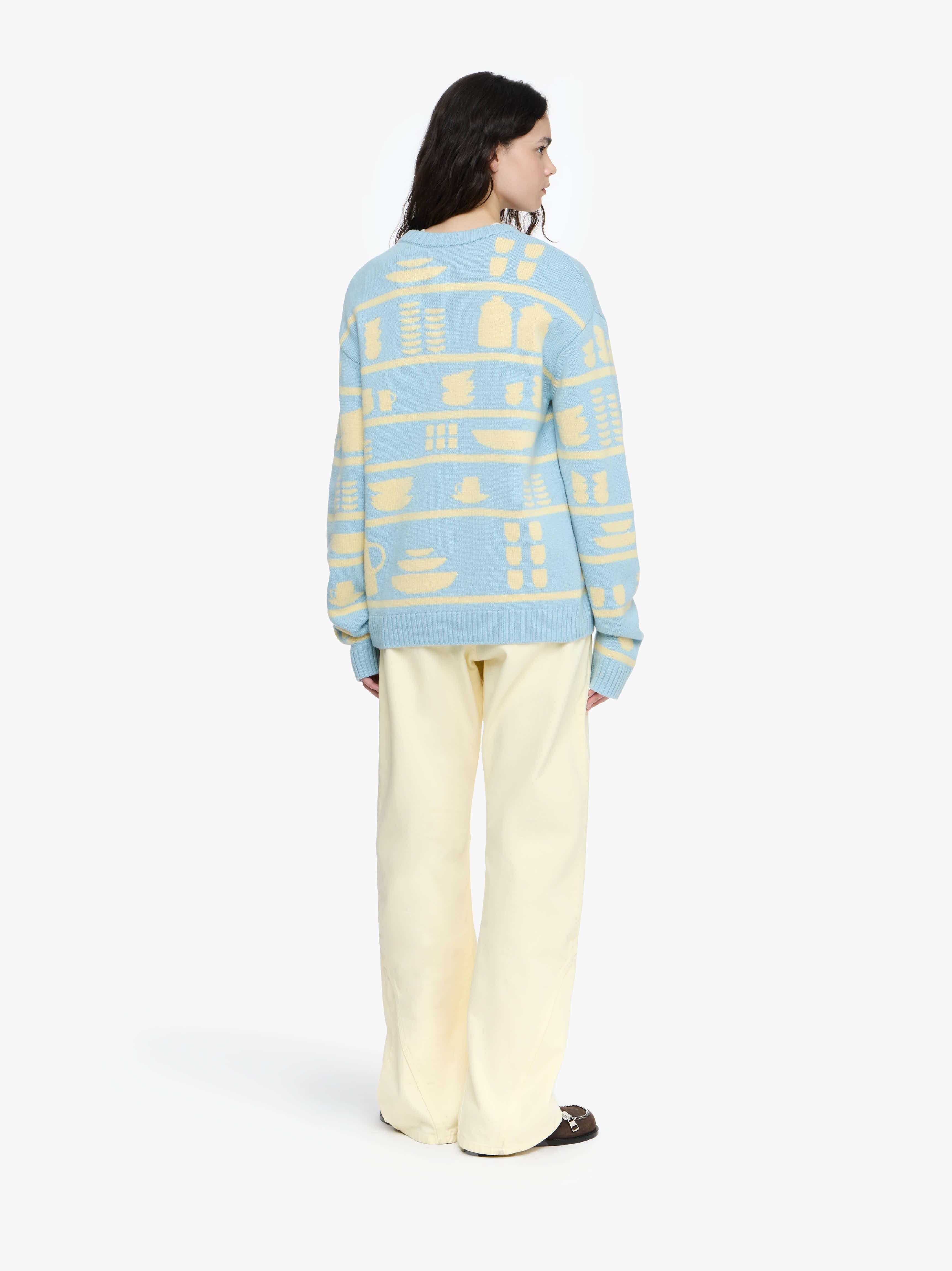 CROCKERY JACQUARD JUMPER - 3