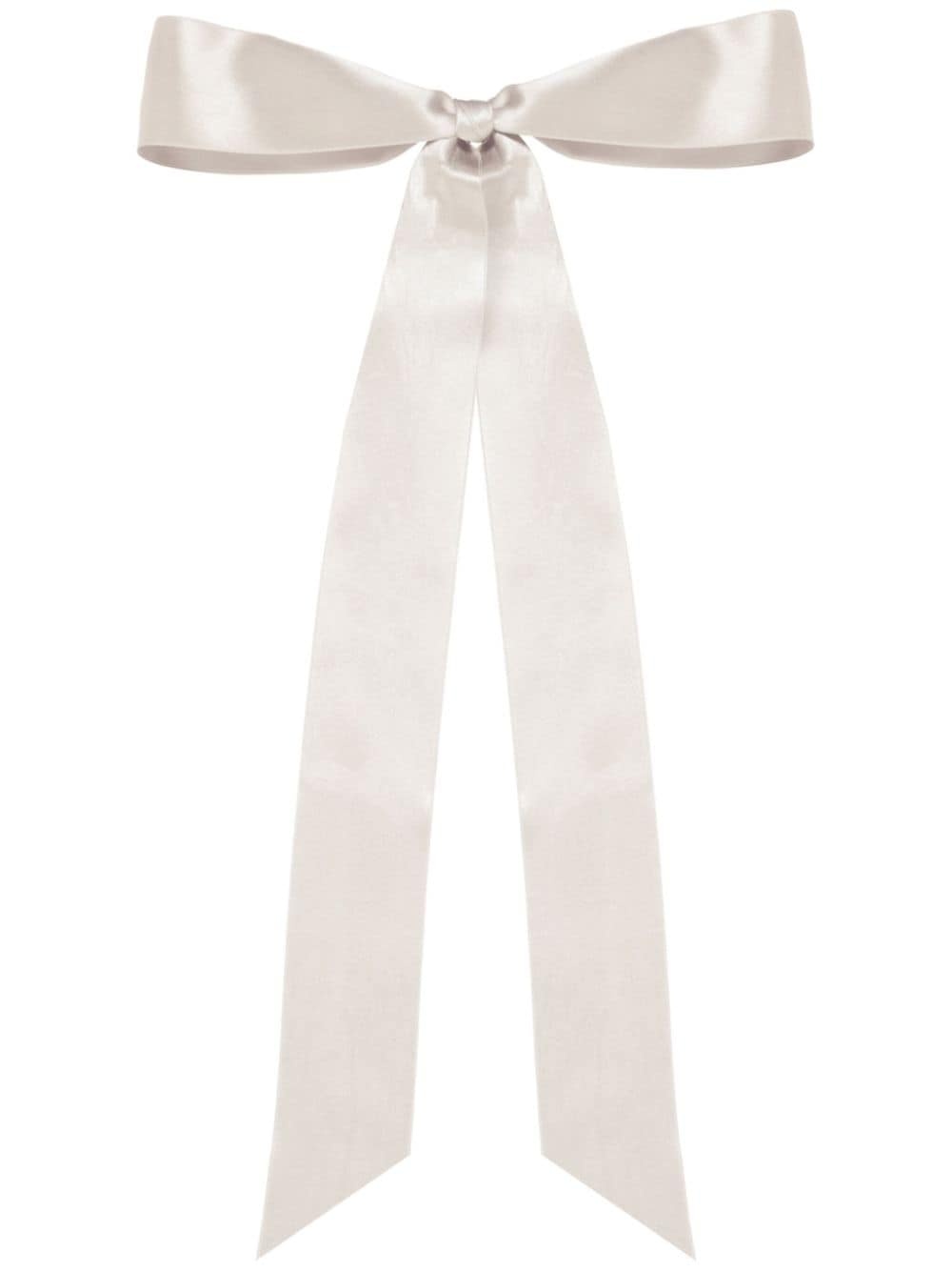 Darla silk bow barrette - 1