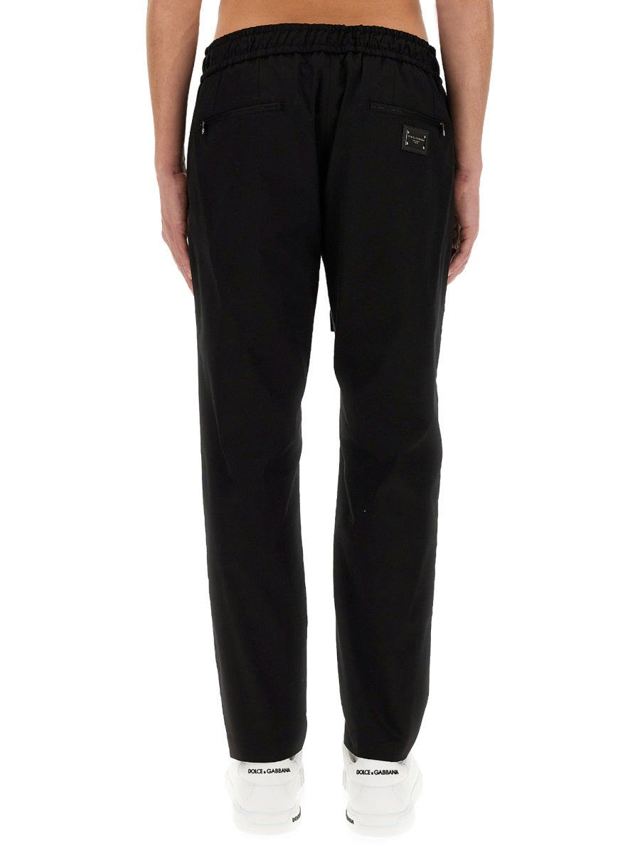 Jogging Pants With Plaque - 3