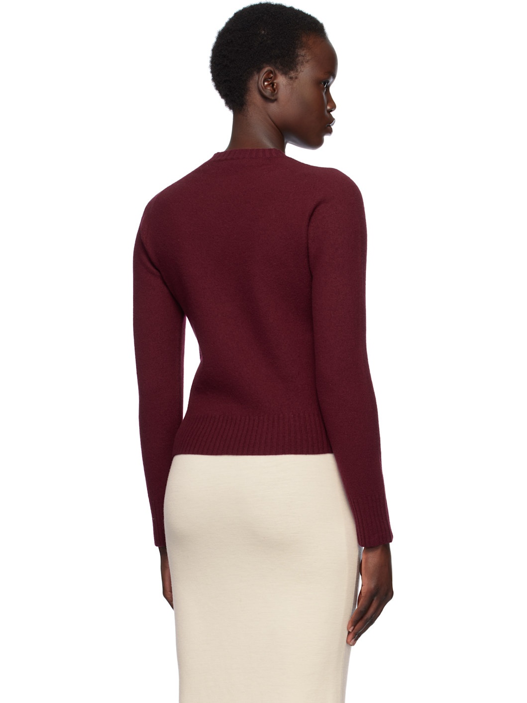 Red Crew-Neck Sweater - 3