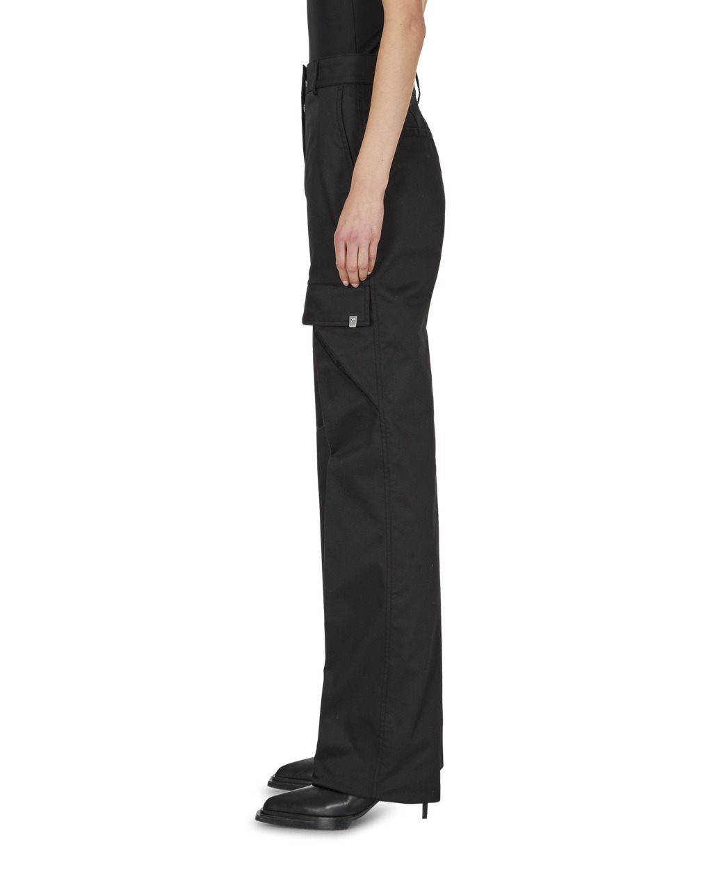 COTTON STRAIGHT LEG PANT - 4