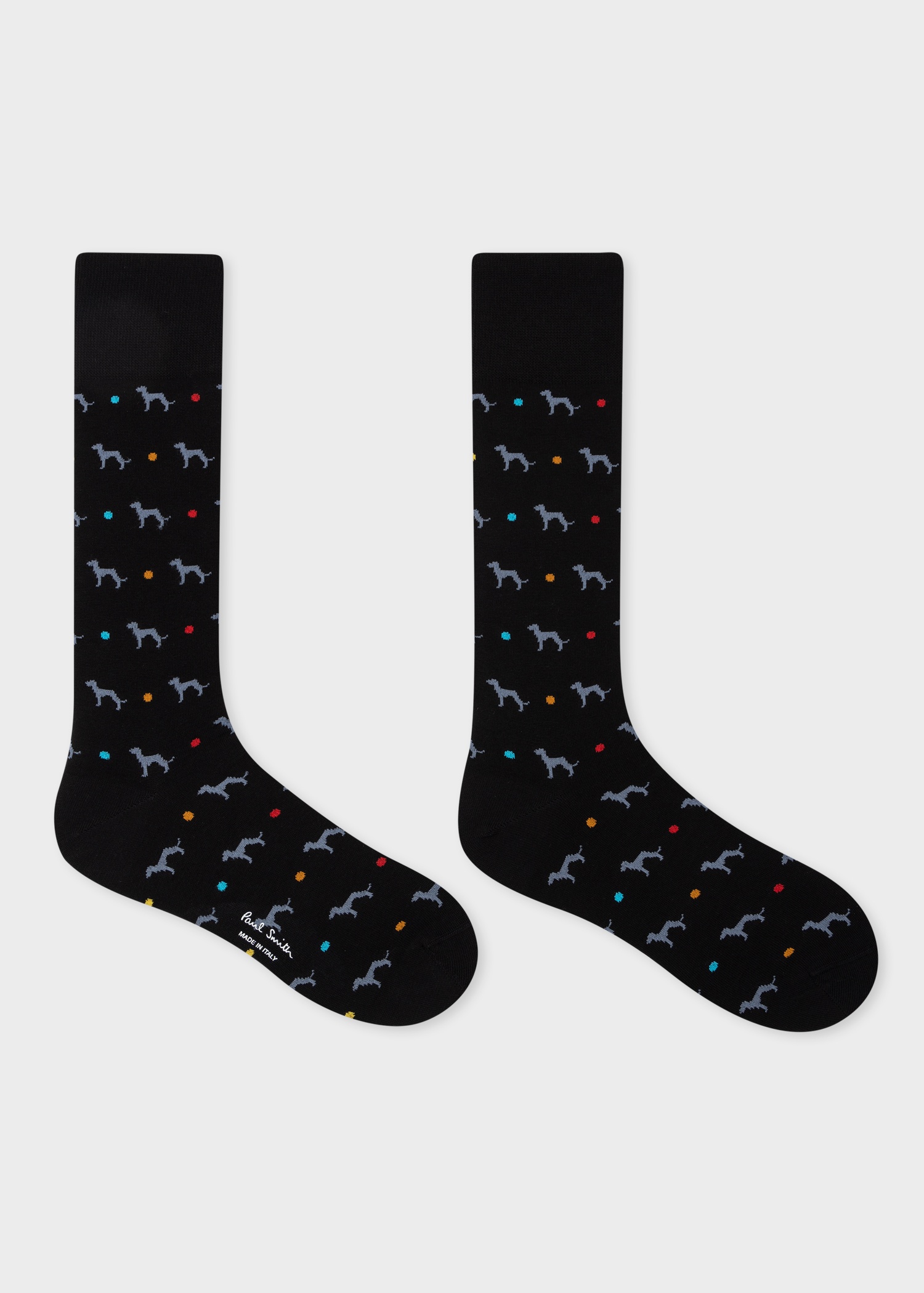 Black Cotton-Blend 'Whippet' Socks - 2