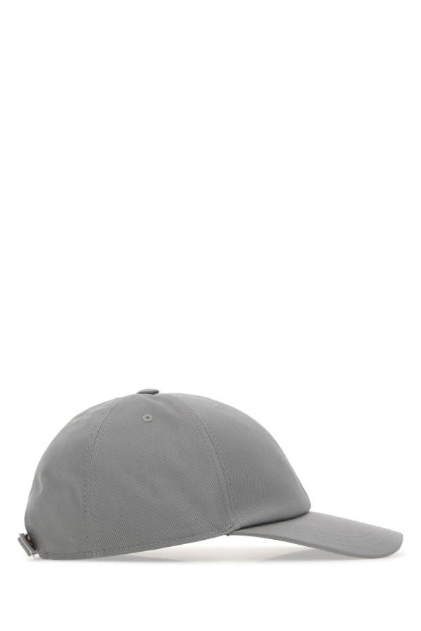 Thom Browne Man Grey Cotton Baseball Cap - 2