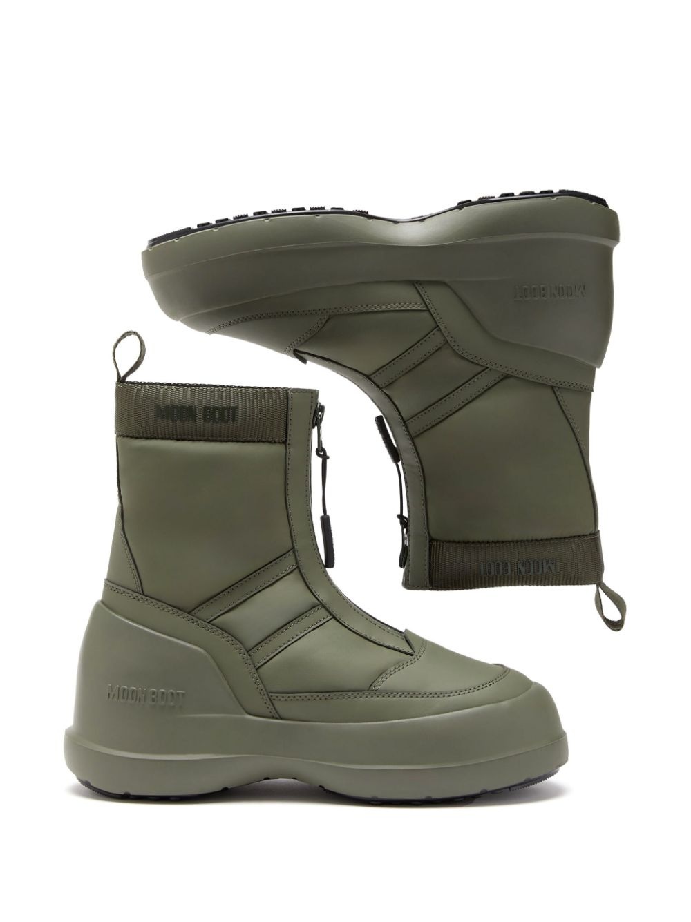 Luna logo-print boots - 4