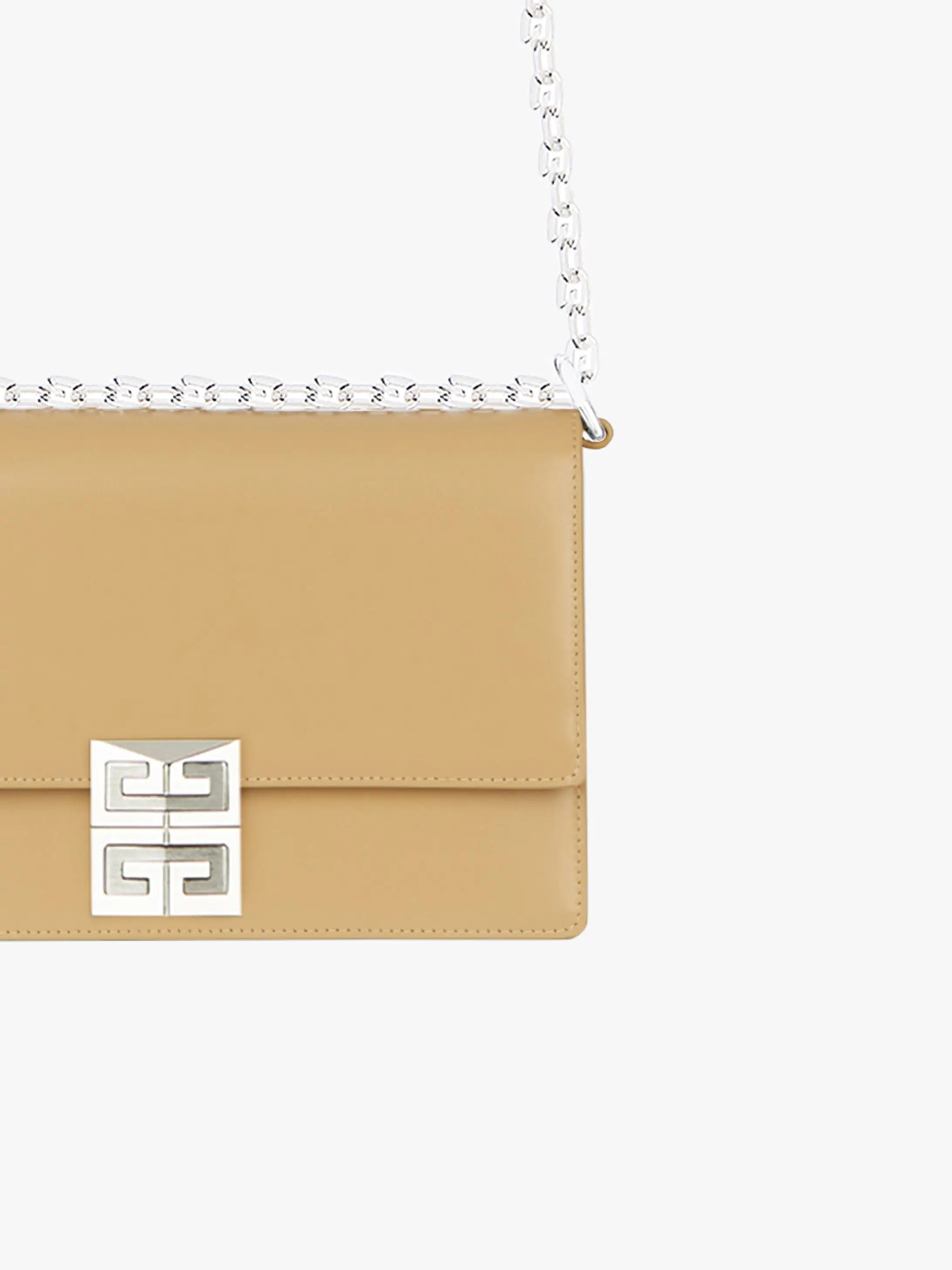 SMALL 4G BAG IN BOX LEATHER WITH CHAIN - 5