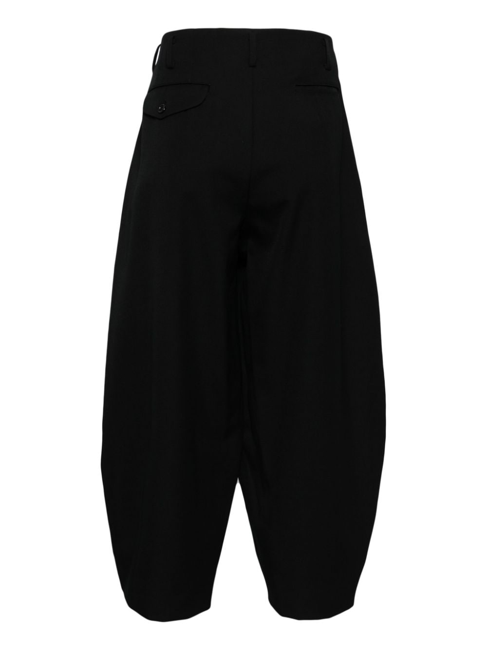 cropped wool tailored trouser - 2