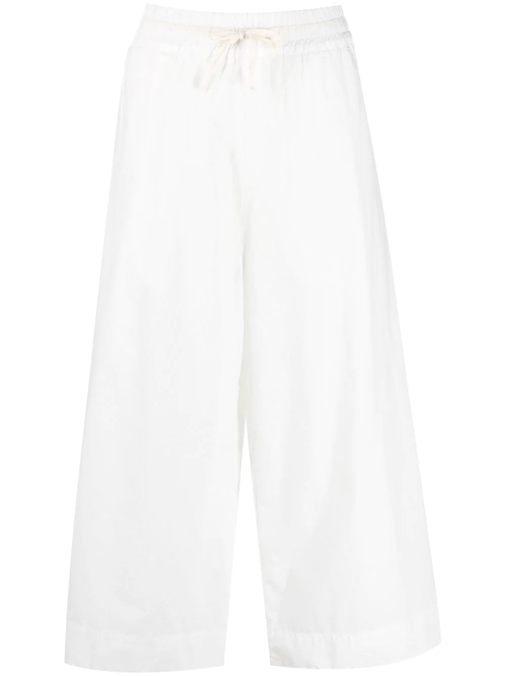 drawstring culotte trousers - 1