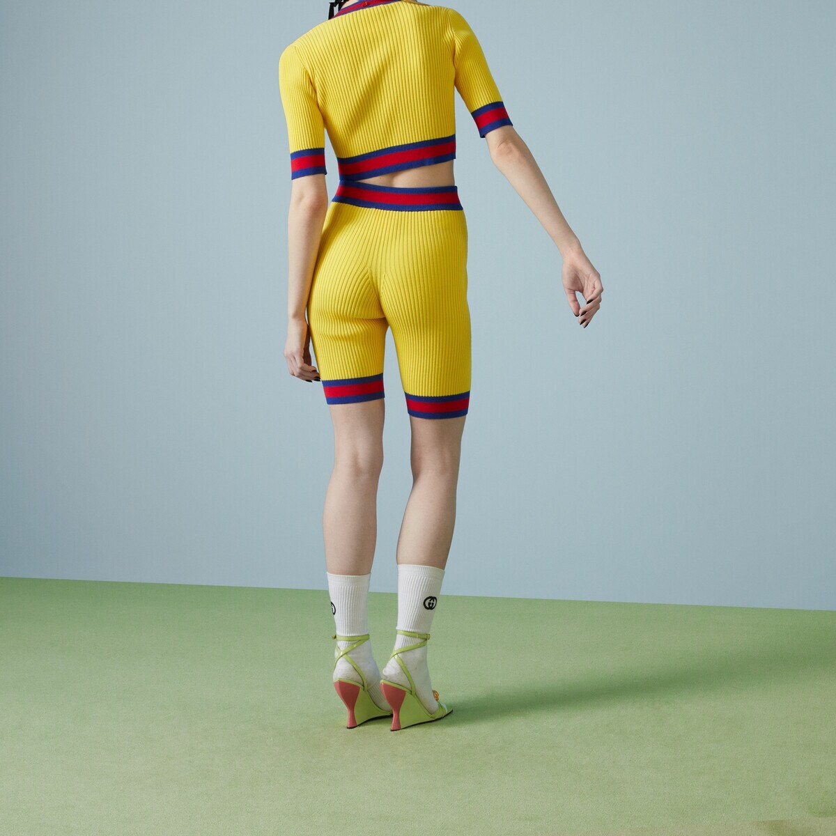 Stretch viscose short with Web - 6