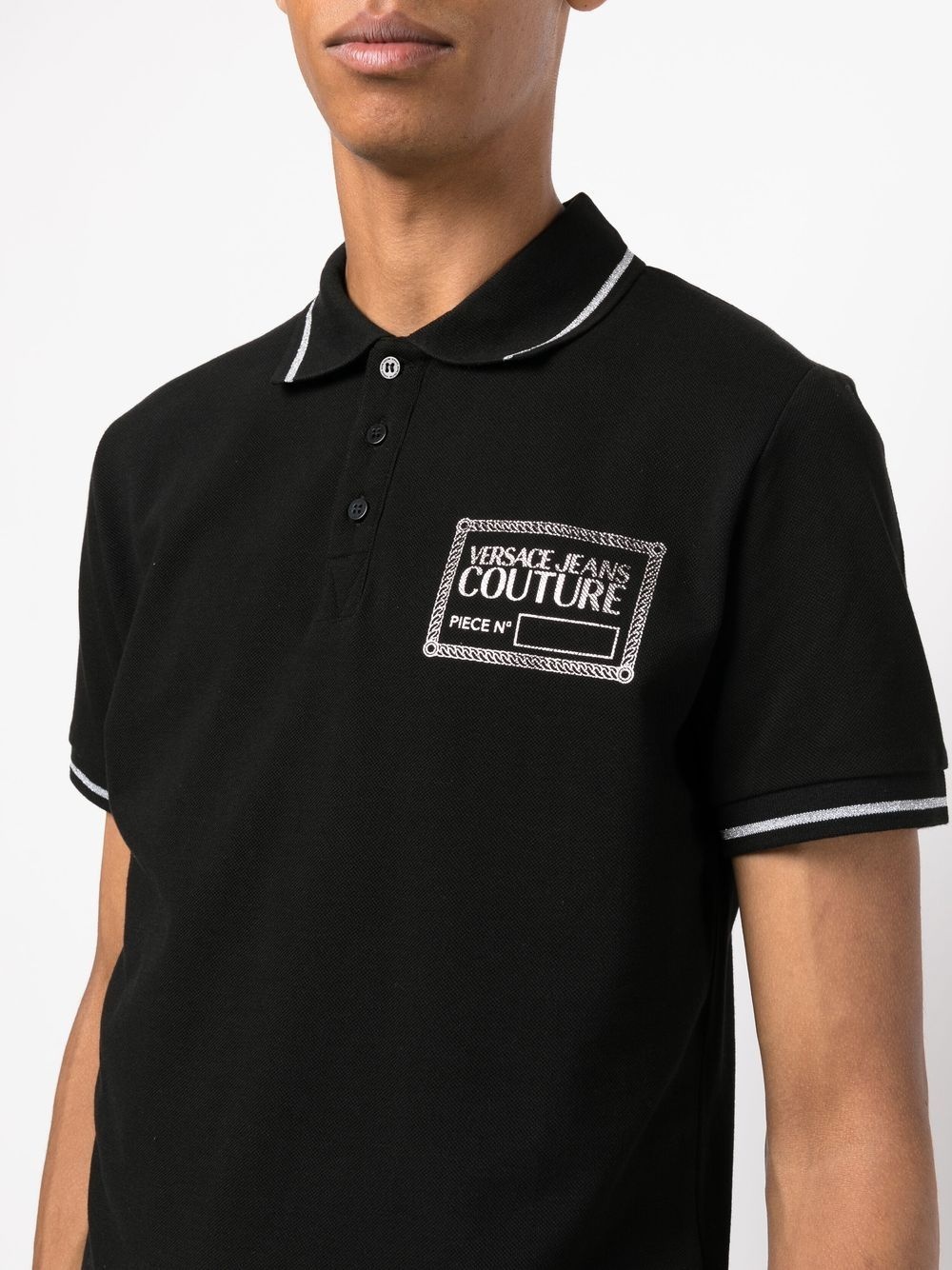 logo-print short-sleeve polo shirt - 5