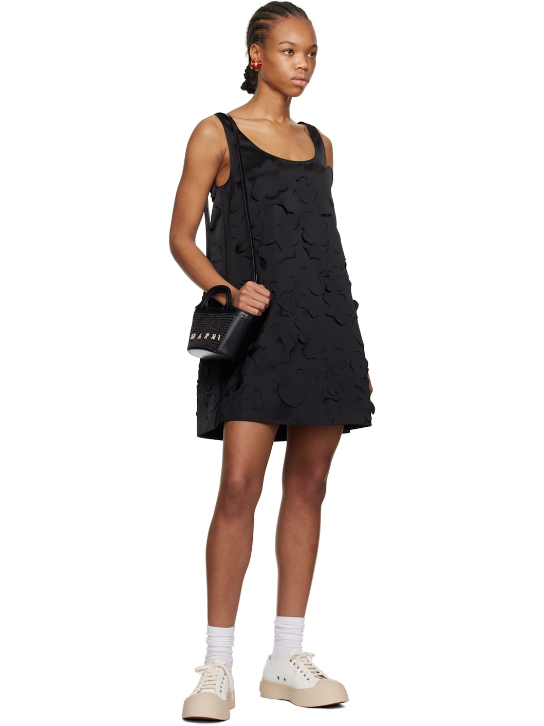 Black Tropicalia Micro Tote - 4
