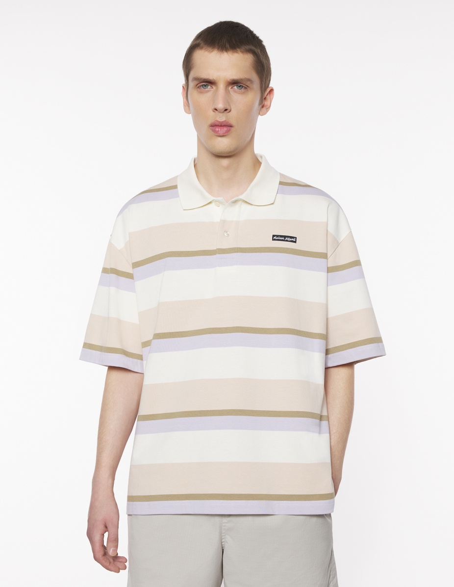 STRIPED SS OVERSIZE POLO - 3