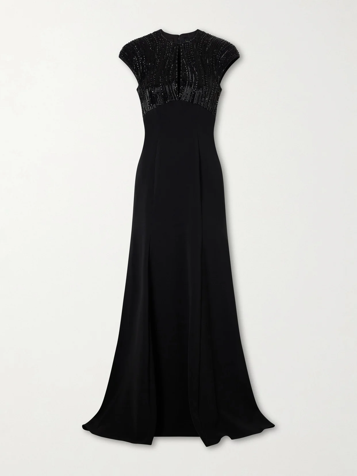 Moonveil Embellished Georgette-crepe Gown - 1