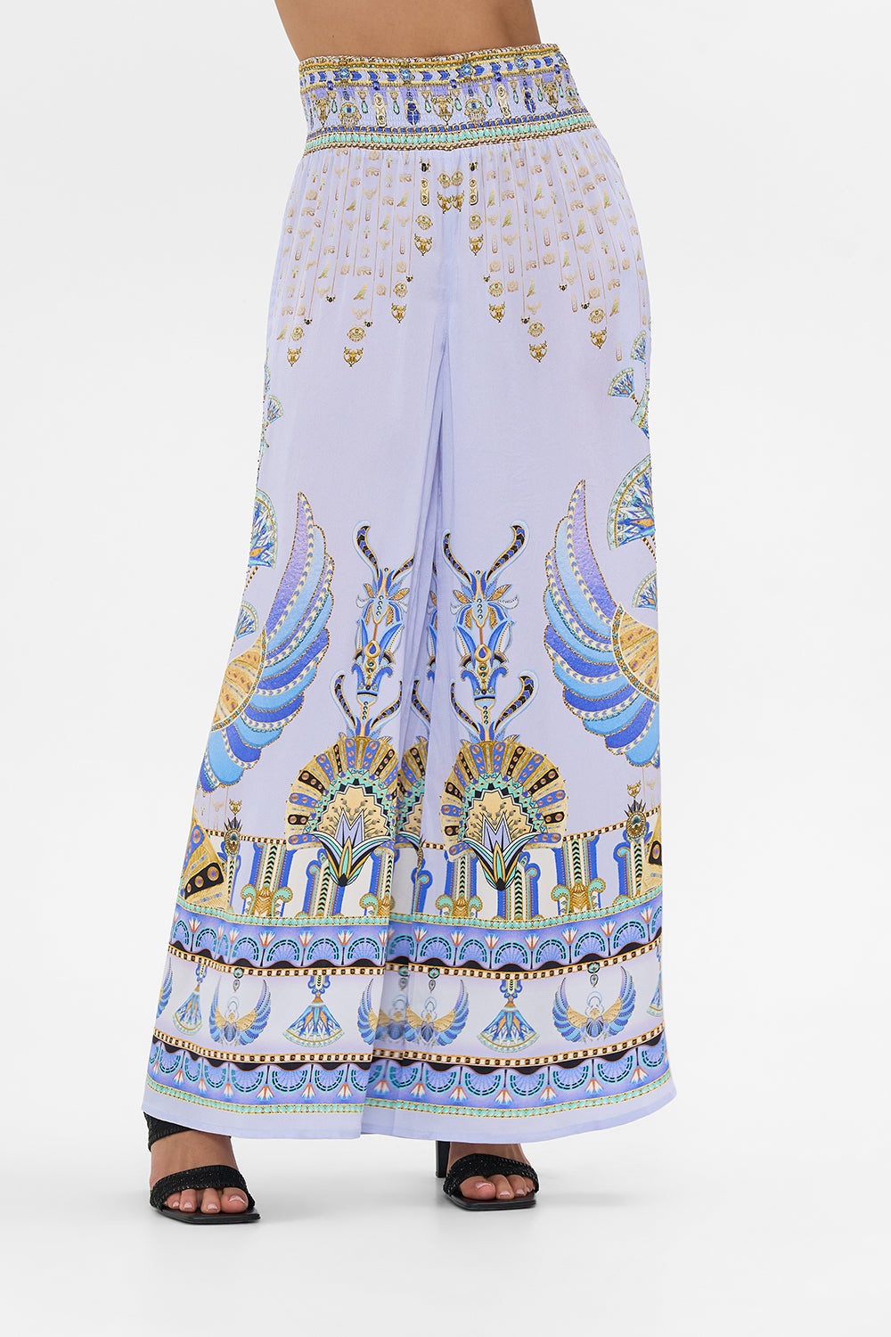 SHIRRED WAIST PANT - 5