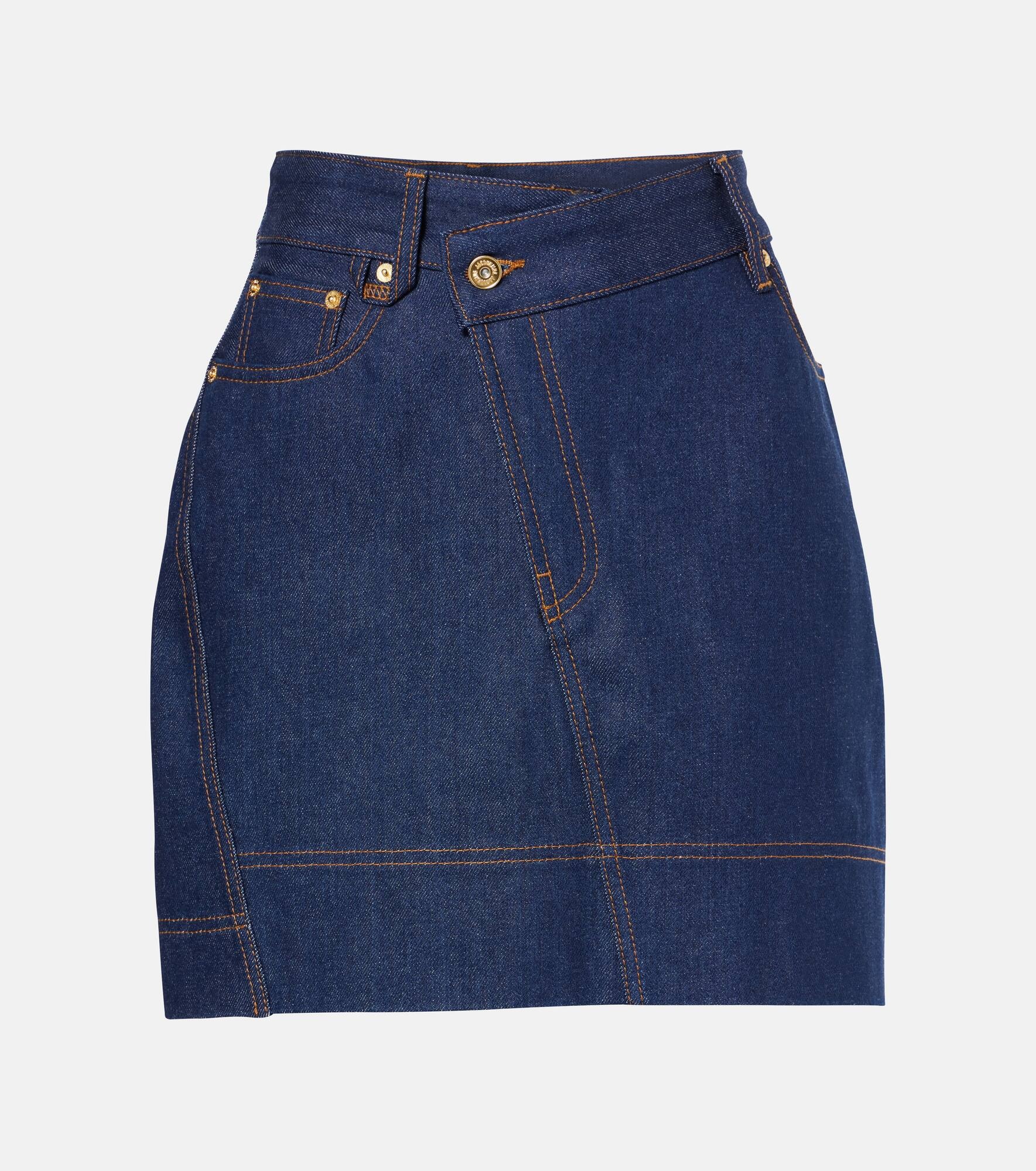 La Mini Jupe De-Nîmes denim miniskirt - 1