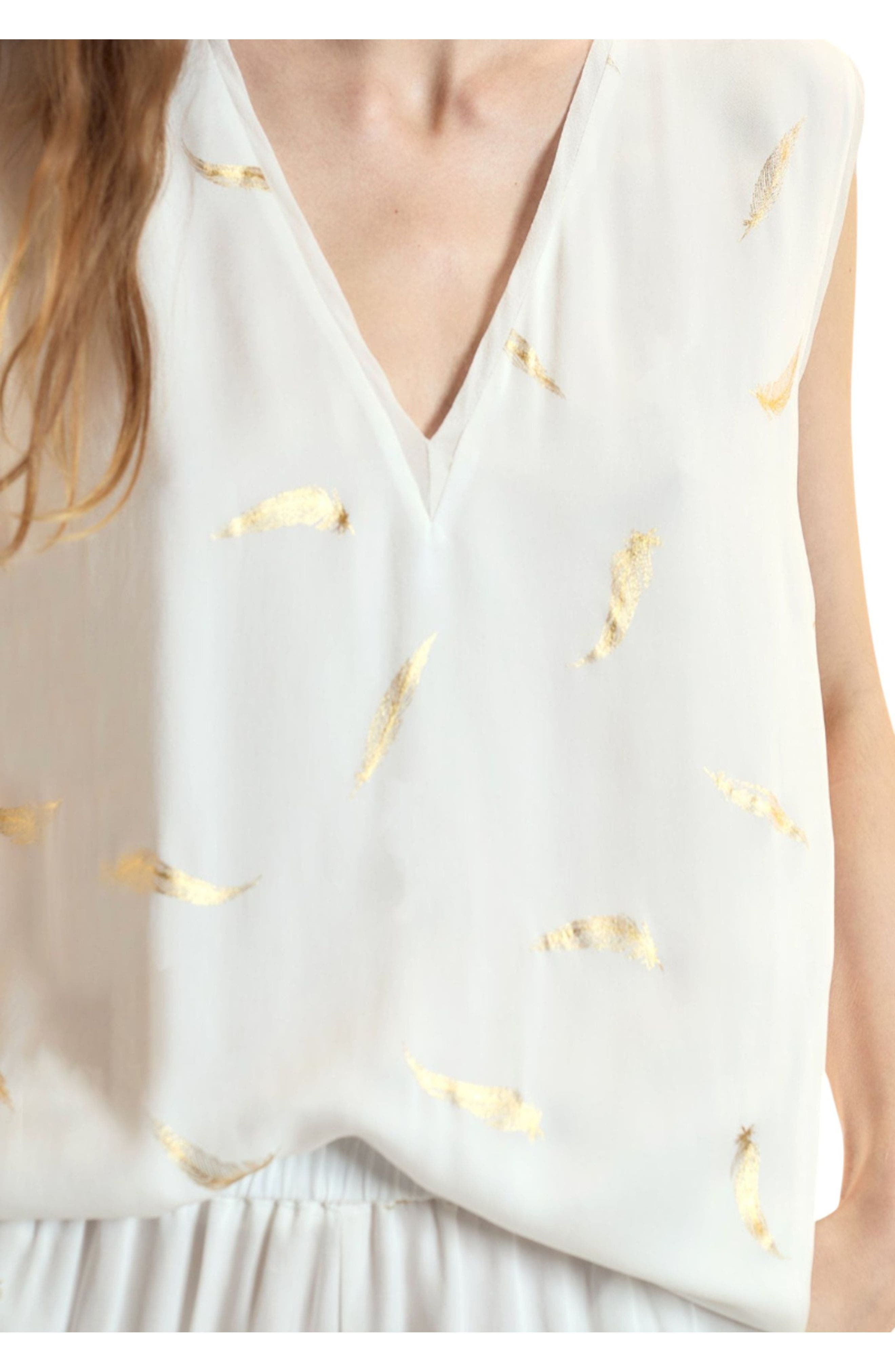 Cynthia Rowley Light as a Feather Top in White at Nordstrom - 3