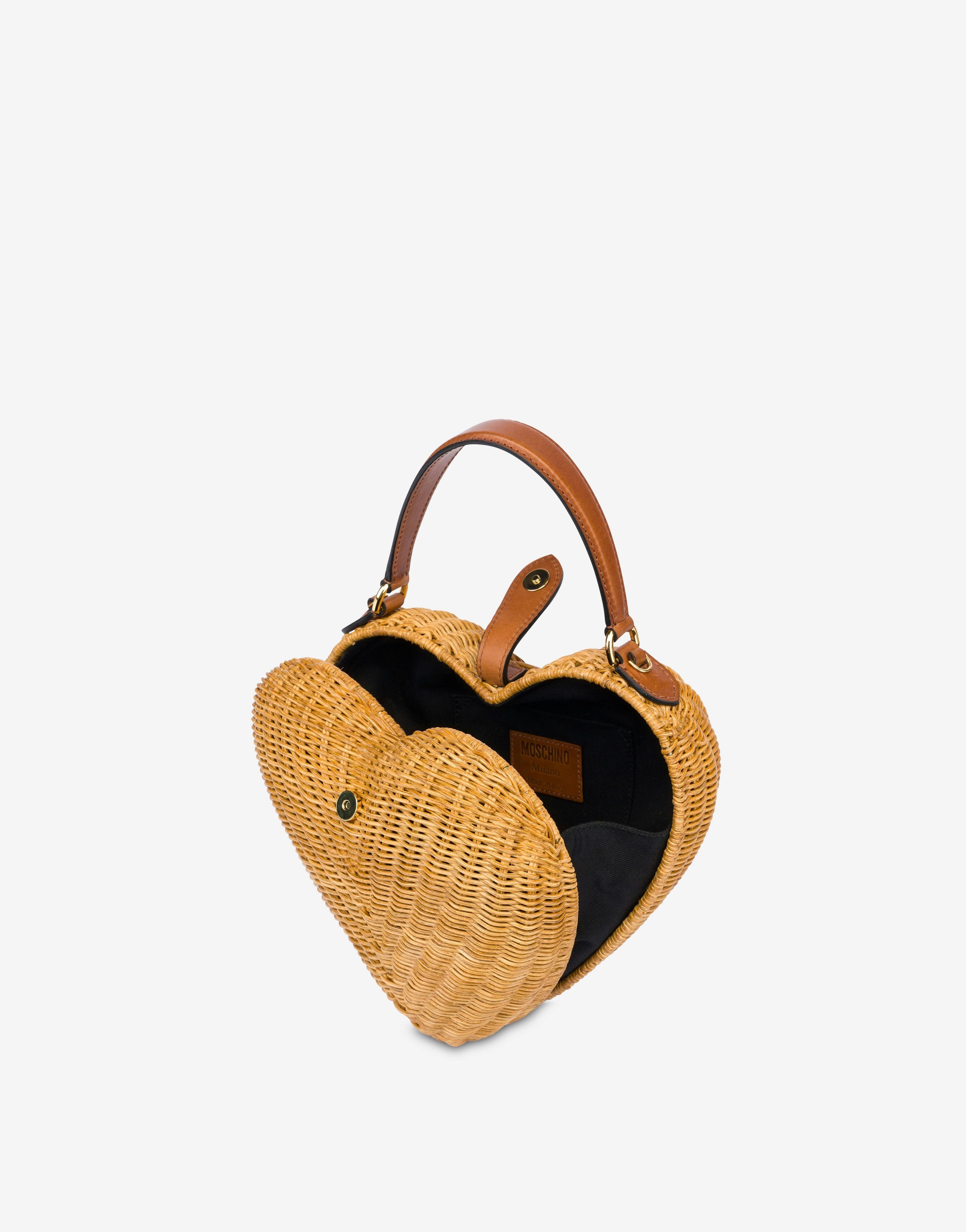 MOSCHINO LOVE ME WICKER BAG - 3
