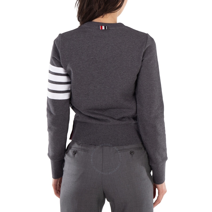 Thom Browne Four-Bar Stripe Cotton Sweatshirt - 3