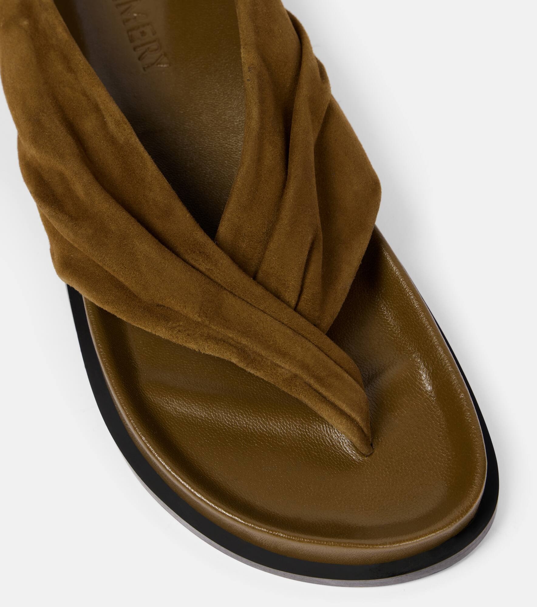 Shaw suede thong sandals - 5