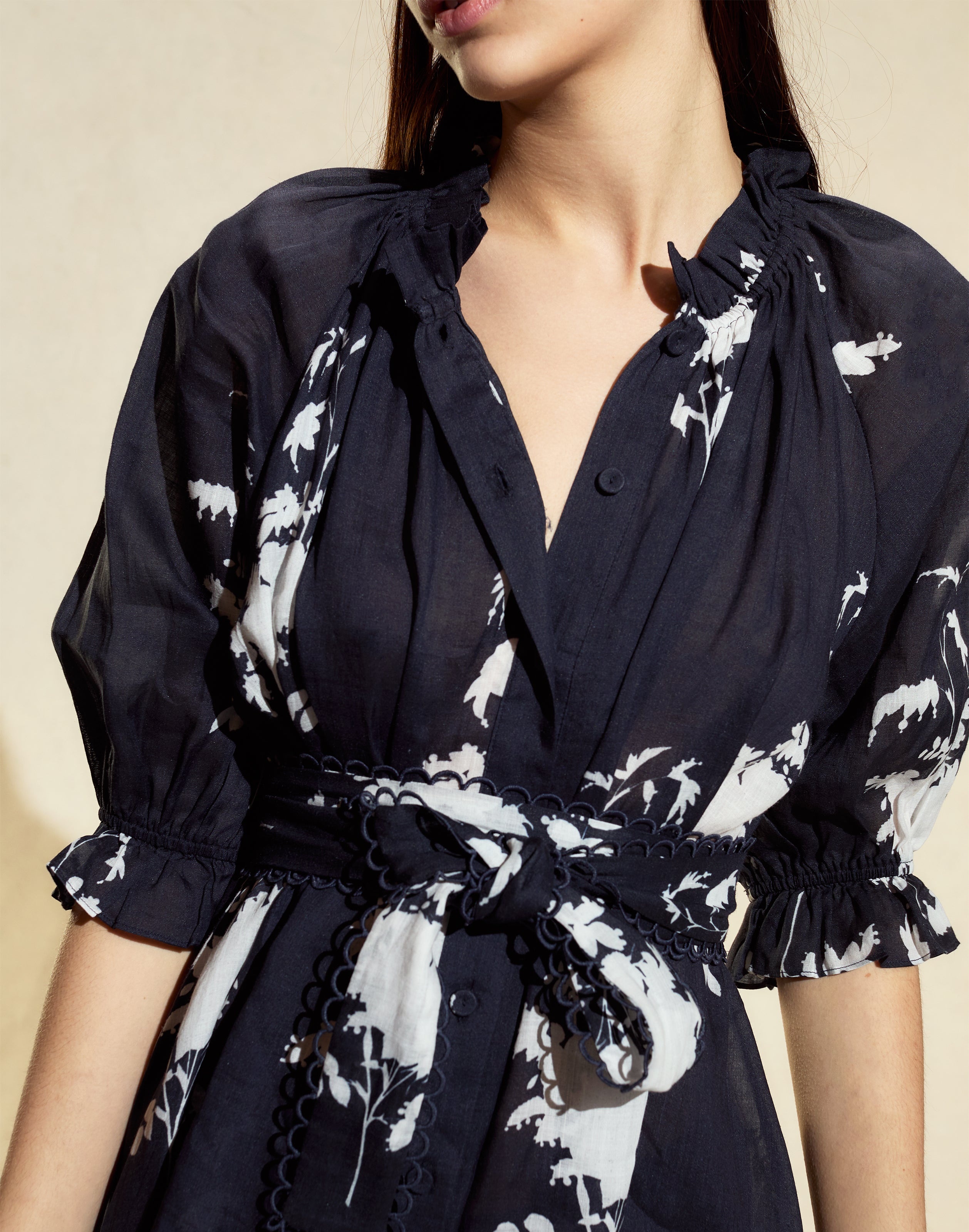 Rosewood Pintuck Dress - 6