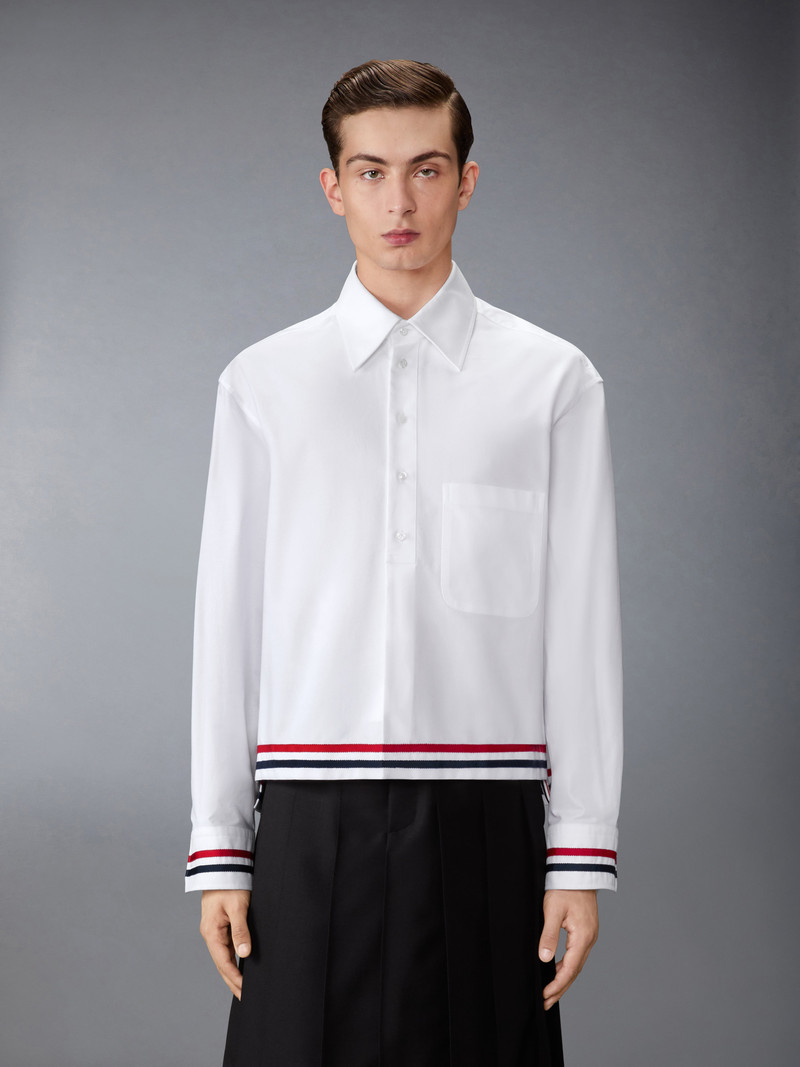 Thom Browne RWB RUGBY OXFORD SHIRT outlook